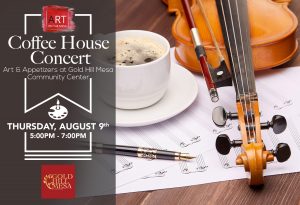 Coffee House Concert August 9 @ Gold Hill Mesa Community Center | Colorado Springs | Colorado | United States